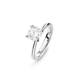 Weißgold, Ringe, Ole Lynggaard Copenhagen Classic Solitaire Ring, Ref: A2772-518
