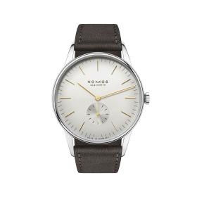 Unisex, NOMOS Glashütte Orion 38 silber 378