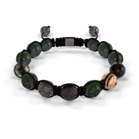 Weißgold, Armschmuck, Shamballa Jewels Braided Armband D186719-XL
