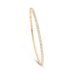Gelbgold, Armschmuck, Ole Lynggaard Copenhagen Love Band Armreif gerade A2590-401