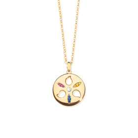         Gelbgold, Halsschmuck, Tamara Comolli SAND DOLLAR Anhänger Large P-SD-l-yg