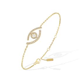 Gelbgold, Armschmuck, Messika Lucky Eye Armband 10035-YG