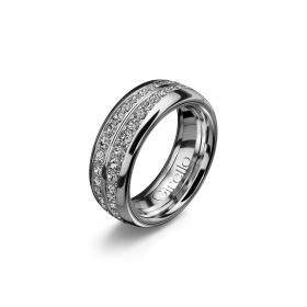 Platin, Ringe, Girello Waves Ring 116.4975.00-PT