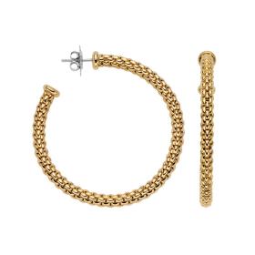 Gelbgold, Ohrringe, FOPE Essentials Creolen 03E06OX_XX_G_XXX_000