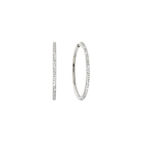 Weißgold, Ohrringe, Ole Lynggaard Copenhagen Love Band Creole Large A2599-501