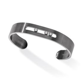 Titan, Armschmuck, Messika Move Titanium Graphite Armreif 06585-TG