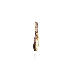 Gelbgold, Ringe, Ole Lynggaard Copenhagen Love Band Ring Curved A2595-410