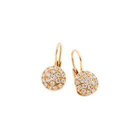 Rotgold, Ohrringe, Jochen Pohl Jochen Pohl Brillant Ohrhänger T6C7-EW-RG--38-Brill.-0,76ct-tw/vsi