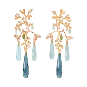         Gelbgold, Ohrringe, Ole Lynggaard Copenhagen Gipsy Ohrringe A3124-409