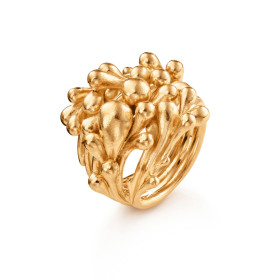         Gelbgold, Ringe, Ole Lynggaard Copenhagen BoHo Cluster-Ring A3190-401