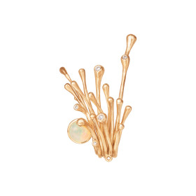 Gelbgold, Ohrringe, Ole Lynggaard Copenhagen BoHo Einzelner Ohrclip Small A2936-401