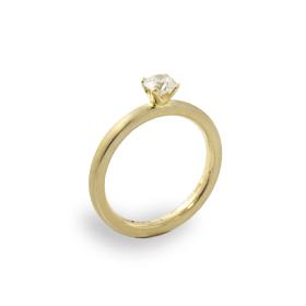 Gelbgold, Ringe, Schmuckwerk Solitairering Alpenring GT1424-GG