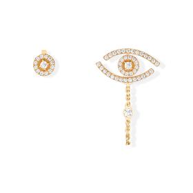 Gelbgold, Ohrringe, Messika Lucky Eye Ohrringe 11349-YG