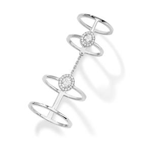 Weißgold, Ringe, Messika Glam'azone Double Ring 06141-WG