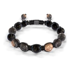Roségold, Armschmuck, Shamballa Jewels Braided Armband D184361-XL
