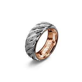 Roségold, Ringe, Girello Flames Ring 116.5058.01-RG-PT