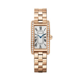 Damenuhr, Cartier Tank Américaine, Ref: WJTA0056
