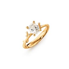 Gelbgold, Ringe, Ole Lynggaard Copenhagen Nature Solitaire Ring A2785-433