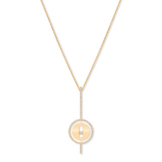 Gelbgold, Halsschmuck, Messika Lucky Move Arrow Collier, Ref: 10113-YG