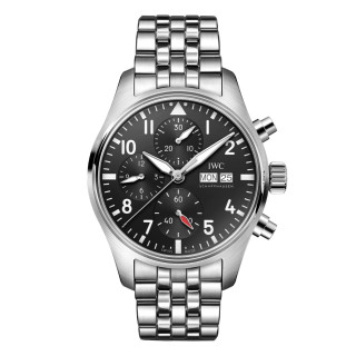 Damen- und Herrenuhr, IWC Schaffhausen Pilot's Watch Chronograph 41, Ref: IW388113
