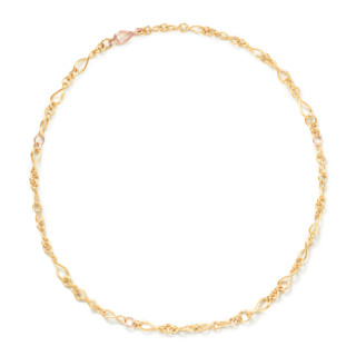 Gelbgold, Halsschmuck, Ole Lynggaard Copenhagen Love Collier mini, Ref: A1738-409