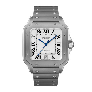 Damen- und Herrenuhr, Cartier Santos de Cartier, Ref: WSSA0089