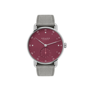 Damenuhr, NOMOS Glashütte Metro 33 muted red, Ref: 1123.SB