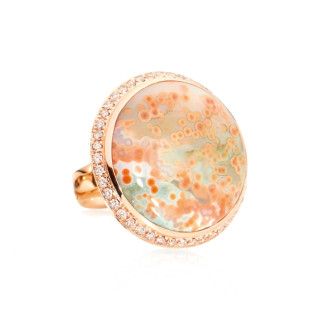 Roségold, Ringe, Tamara Comolli OCEAN JASPER Ring Large, Ref: R-OJ-l-pD-rg-52