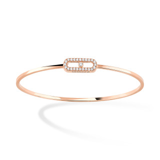 Roségold, Armschmuck, Messika Move Uno Flex Armreif, Ref: 11134-PG