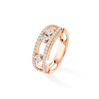 Roségold, Ringe, Messika Move Classique Pavé Ring, Ref: 04000-PG