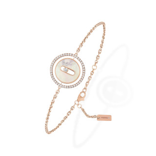 Roségold, Armschmuck, Messika Lucky Move Armband KM Perlmutt, Ref: 11653-PG