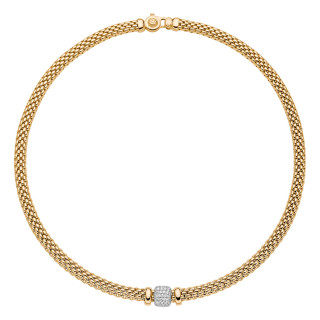 Gelbgold, Halsschmuck, FOPE Vendôme Flex'it Collier, Ref: 56102CX_PB_G_XBX_042