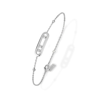 Weißgold, Armschmuck, Messika Move Classique Baby Armband, Ref: 04324-WG