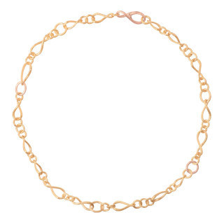 Gelbgold, Halsschmuck, Ole Lynggaard Copenhagen Love Collier klein, Ref: A1730-404