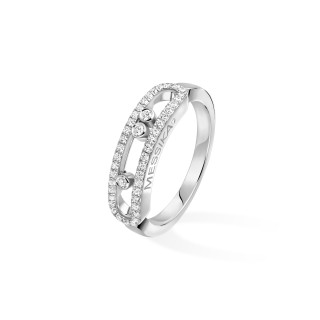 Weißgold, Ringe, Messika Baby Move Classique Pavé Ring, Ref: 04683-WG