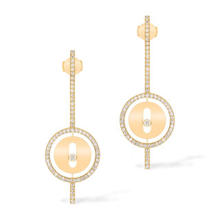 Gelbgold, Ohrringe, Messika Lucky Move Arrow Ohrring, Ref: 07516-YG