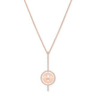 Roségold, Halsschmuck, Messika Lucky Move Arrow Collier, Ref: 10113-PG