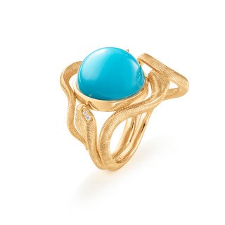 Gelbgold, Ringe, Ole Lynggaard Copenhagen Snakes Ring, Ref: A2961-403