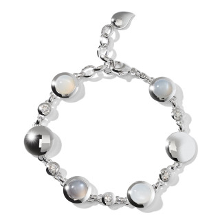 Weißgold, Armschmuck, Tamara Comolli BOUTON Armband 'Cashmere', Ref: B-BOU-Cas-Cl-wg