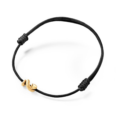 Armschmuck, Nylon, Ole Lynggaard Copenhagen Snakes Kordelarmband