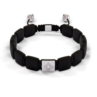 Armschmuck, Weißgold, Shamballa Jewels Lock Armband