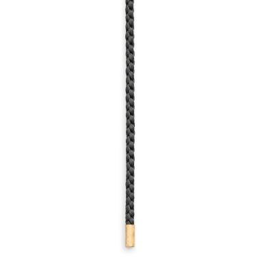 Halsschmuck, Gelbgold, Ole Lynggaard Copenhagen Mokuba-Seide-String-Halskette