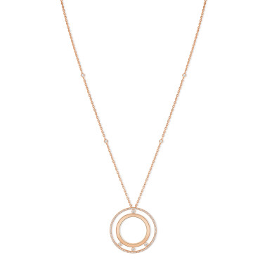         Roségold, Halsschmuck, Messika Lange Move Romane Halskette