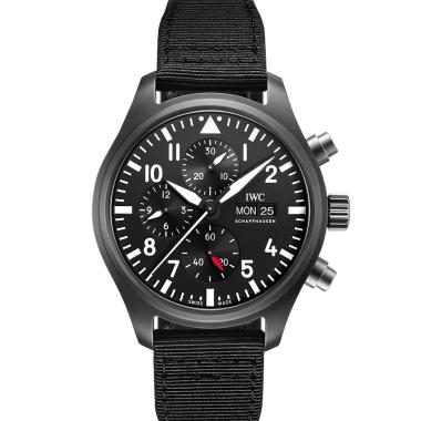 Herrenuhr, Automatik, IWC PILOT’S WATCH CHRONOGRAPH TOP GUN