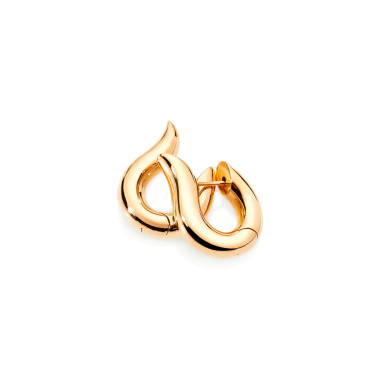         Gelbgold, Ohrringe, Tamara Comolli SIGNATURE Hoop Ohrringe Large