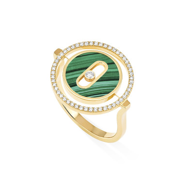        Gelbgold, Ringe, Messika Lucky Move Ring KM Malachit