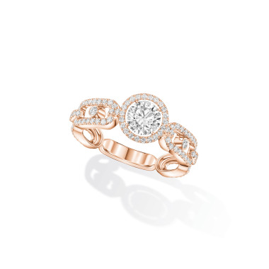 Ringe, Roségold, Messika Move Link Ring