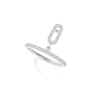 Ringe, Weißgold, Messika Move Uno Quaste Ring 