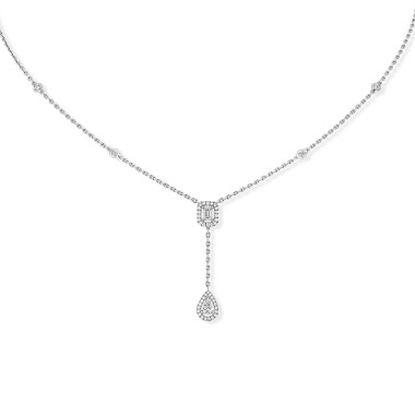         Weißgold, Halsschmuck, Messika My Twin Tie Halskette