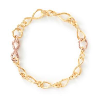 Armschmuck, Roségold, Ole Lynggaard Copenhagen Love Armband mini